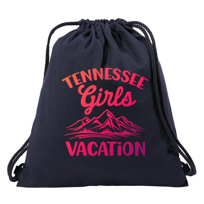 Tennessee Vacation Mountain Memories Vacation Gift Drawstring Bag