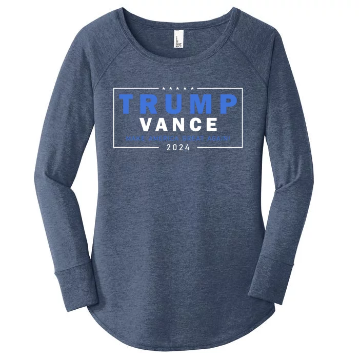 Trump Vance Make America Great Again 2024 Usa Women's Perfect Tri Tunic Long Sleeve Shirt