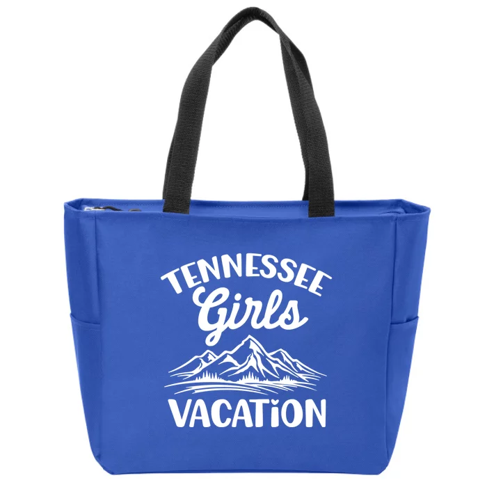 Tennessee Vacation Mountain Memories Vacation Gift Zip Tote Bag