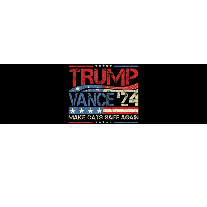 Trump Vance Make Cats Safe Again 2024 Save Our Pets Trump Bumper Sticker