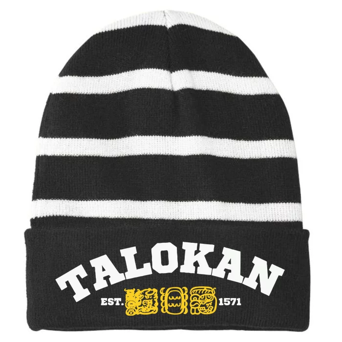 Talokan Varsity Namor Striped Beanie with Solid Band