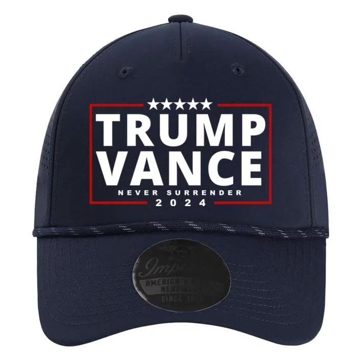 Trump Vance Never Surrender 2024 Politcal Performance The Dyno Cap