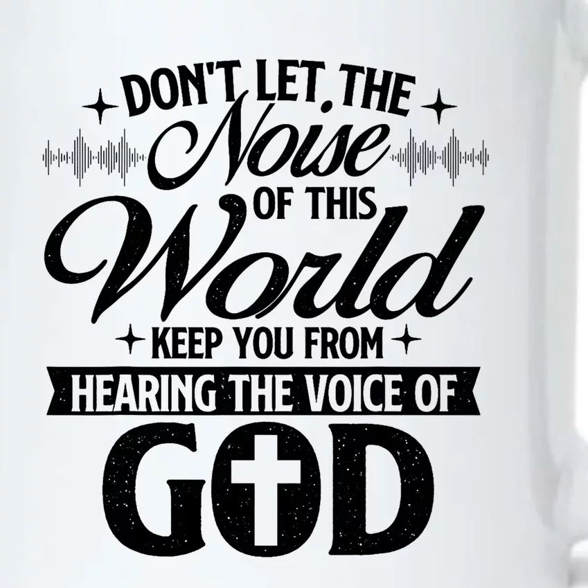 The Voice Of God Christian Faithg Religion Jesus Christ Black Color Changing Mug