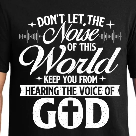 The Voice Of God Christian Faithg Religion Jesus Christ Pajama Set