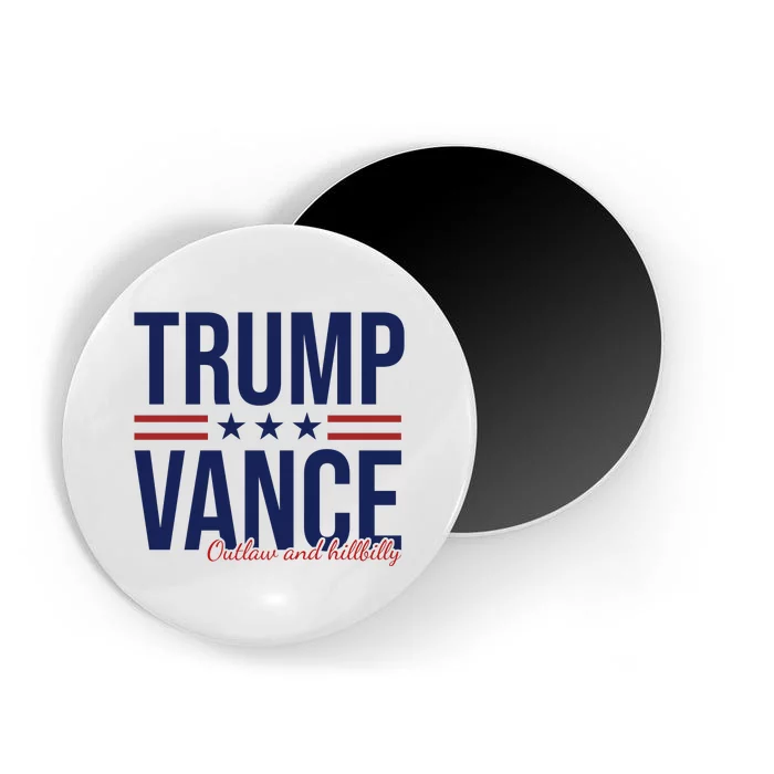 Trump Vance Outlaw And Hillbilly 2024 Election Magnet