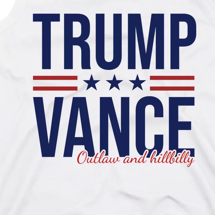 Trump Vance Outlaw And Hillbilly 2024 Election Tank Top