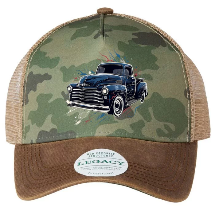 Truck Vintage Old Classic School American Pickup Retro Farm Legacy Tie Dye Trucker Hat