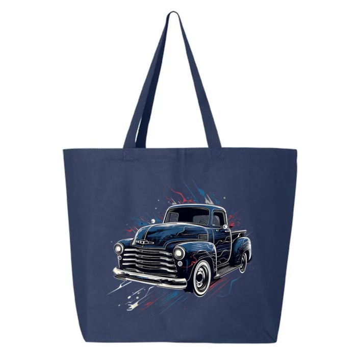 Truck Vintage Old Classic School American Pickup Retro Farm 25L Jumbo Tote