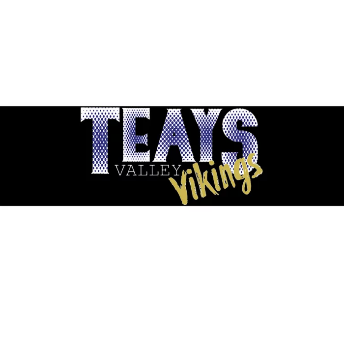 Teays Valley Oh Viking Pride Spirit Wear Bumper Sticker