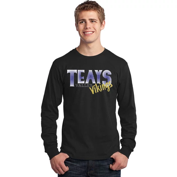 Teays Valley Oh Viking Pride Spirit Wear Tall Long Sleeve T-Shirt