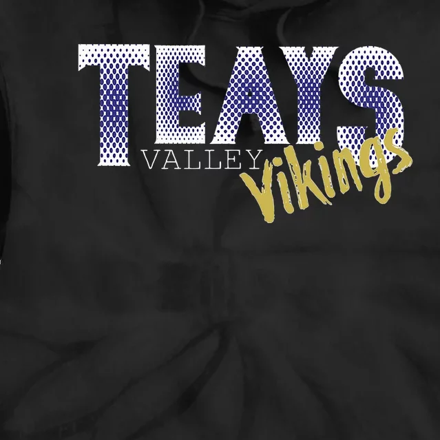 Teays Valley Oh Viking Pride Spirit Wear Tie Dye Hoodie