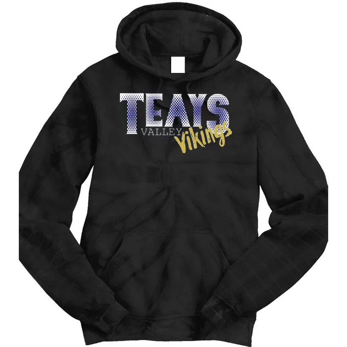 Teays Valley Oh Viking Pride Spirit Wear Tie Dye Hoodie