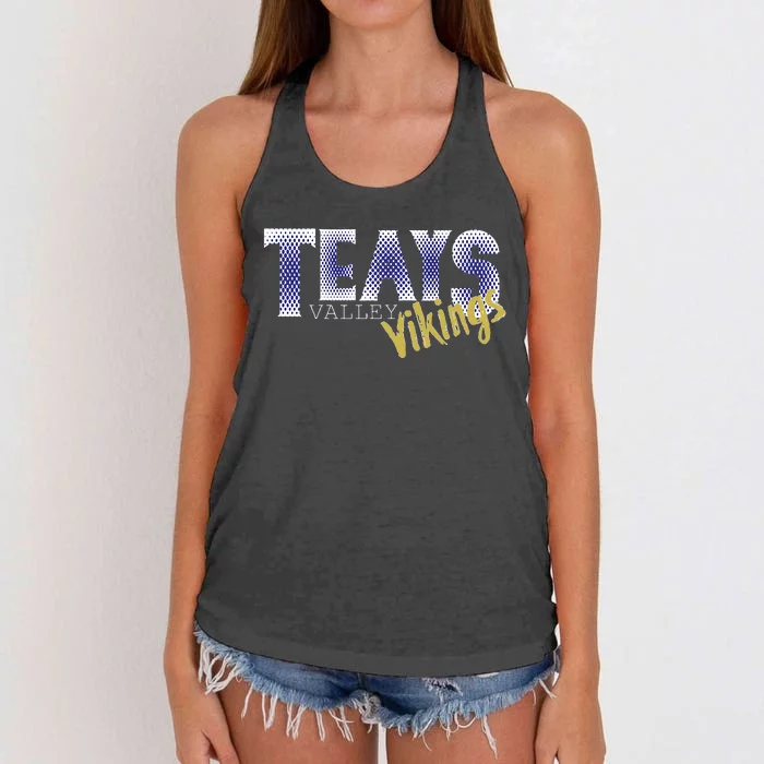 Teays Valley Oh Viking Pride Spirit Wear Women's Knotted Racerback Tank