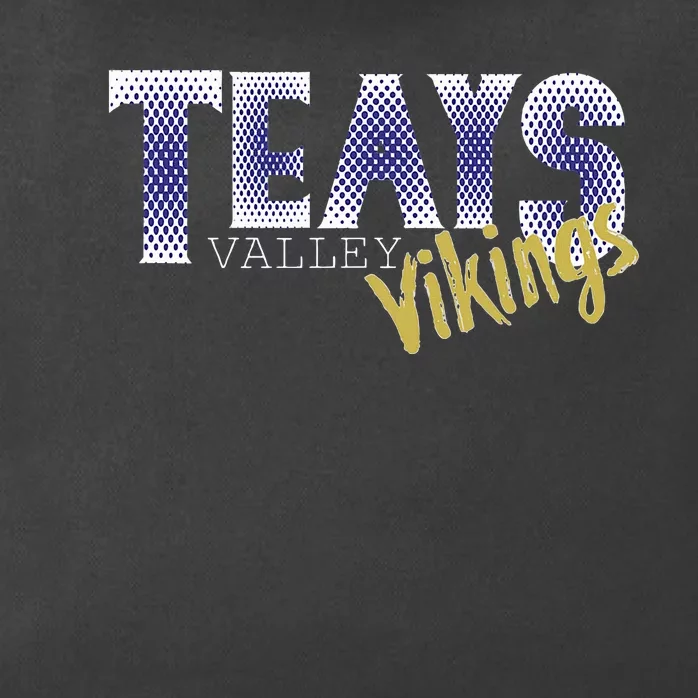 Teays Valley Oh Viking Pride Spirit Wear Zip Tote Bag