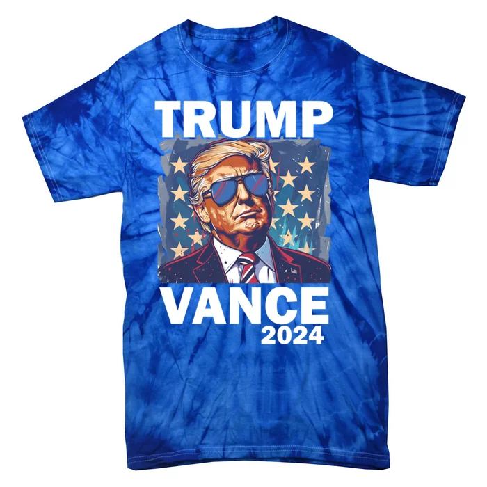 Trump Vance Presidential Election 2024 Gift Tie-Dye T-Shirt