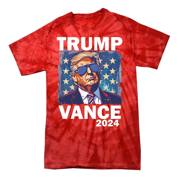 Trump Vance Presidential Election 2024 Tie-Dye T-Shirt