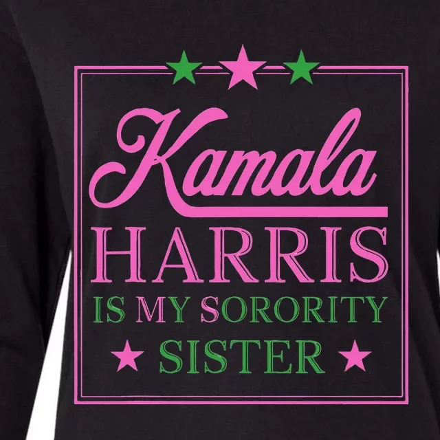 The Vice President Kamala Harris Is My Sorority Sister Womens Cotton Relaxed Long Sleeve T-Shirt