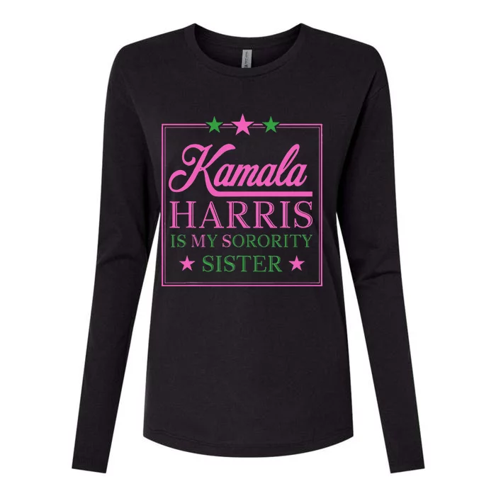 The Vice President Kamala Harris Is My Sorority Sister Womens Cotton Relaxed Long Sleeve T-Shirt