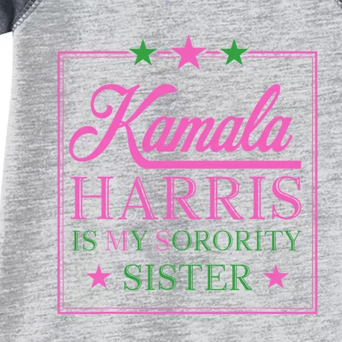 The Vice President Kamala Harris Is My Sorority Sister Infant Baby Jersey Bodysuit