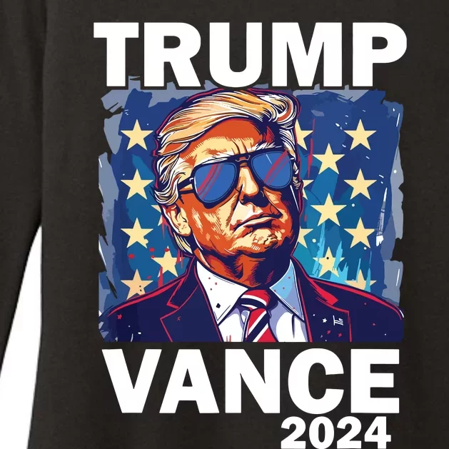 Trump Vance Presidential Election 2024 Womens CVC Long Sleeve Shirt