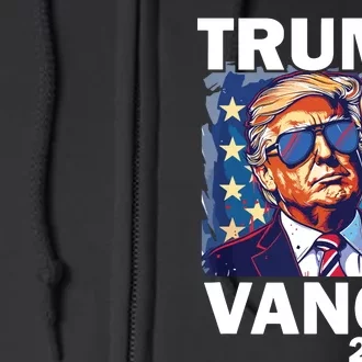 Trump Vance Presidential Election 2024 Full Zip Hoodie