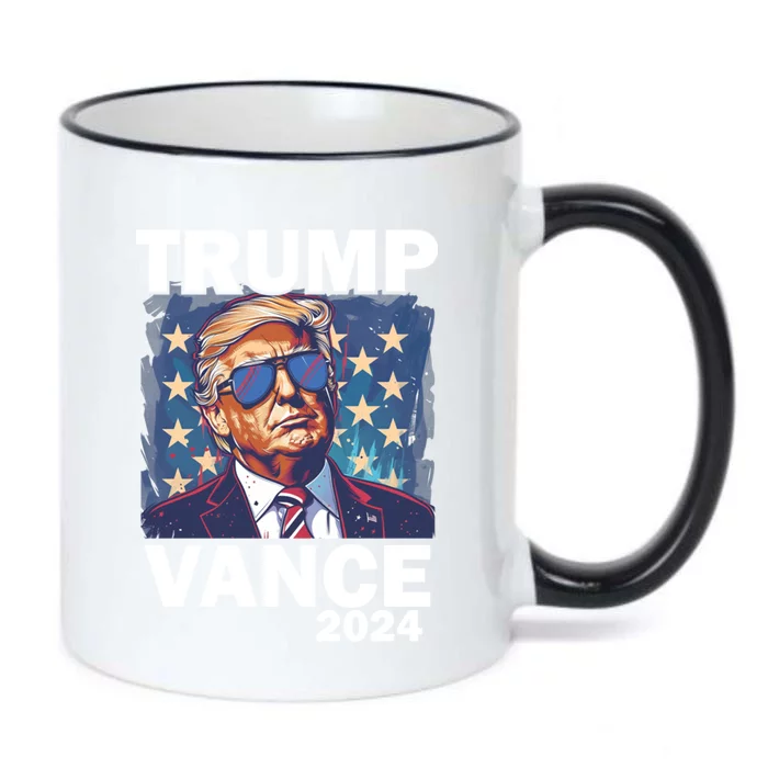 Trump Vance Presidential Election 2024 Gift Black Color Changing Mug