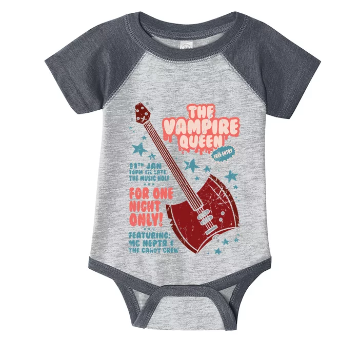 The Vampire Queen Music Poster Infant Baby Jersey Bodysuit