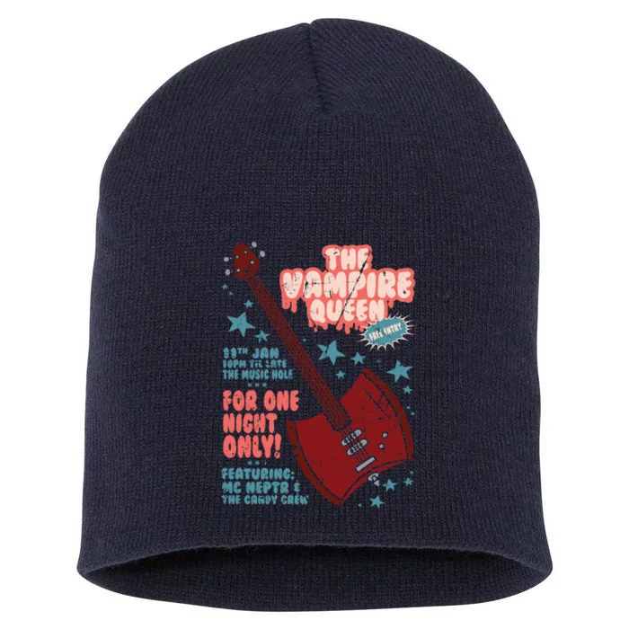 The Vampire Queen Music Poster Short Acrylic Beanie