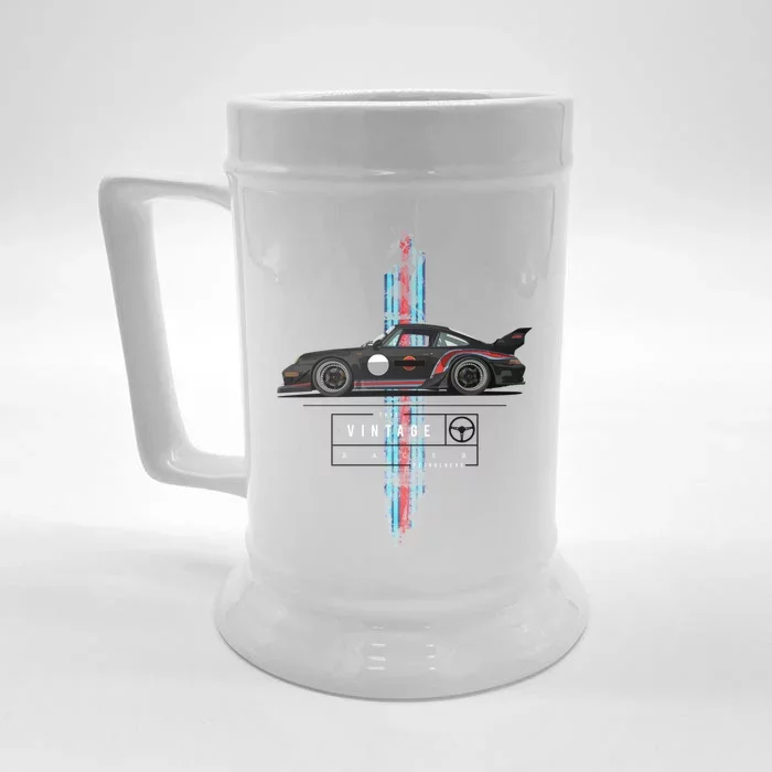 True Vintage Racer (2) Front & Back Beer Stein