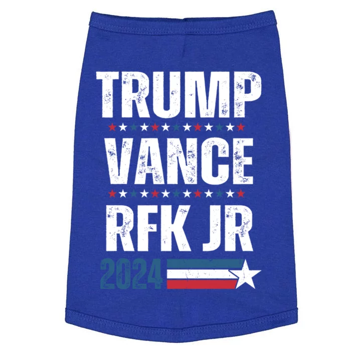 Trump Vance Rfk Jr 2024 American Flag Gift Doggie Tank