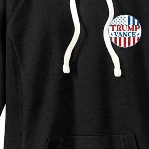 Trump Vance Republican 2024 Election Front And Back Front & Back Women's Fleece Hoodie