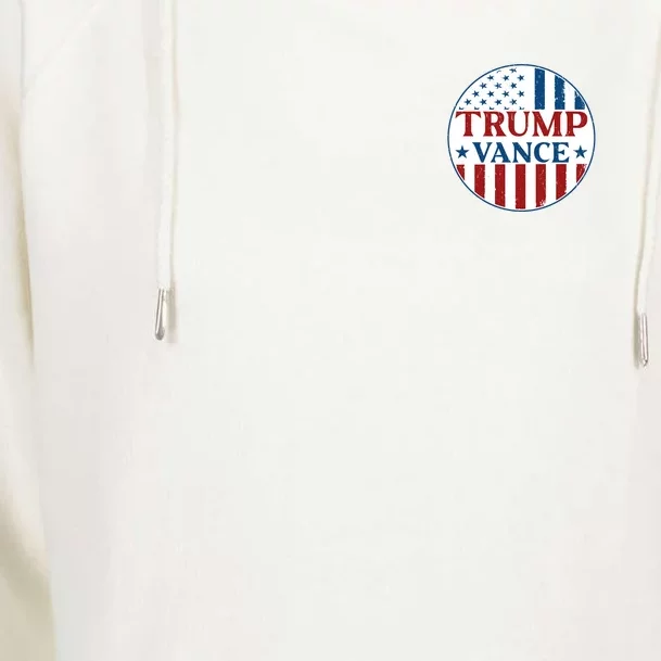 Trump Vance Republican 2024 Election Front And Back Front & Back Womens Funnel Neck Pullover Hood