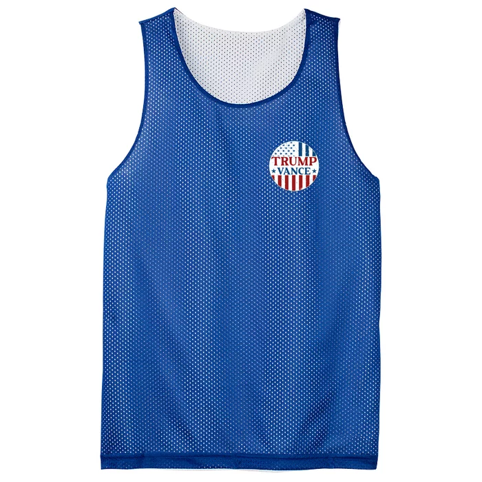 Trump Vance Republican 2024 Election Front And Back Front & Back Mesh Reversible Basketball Jersey Tank