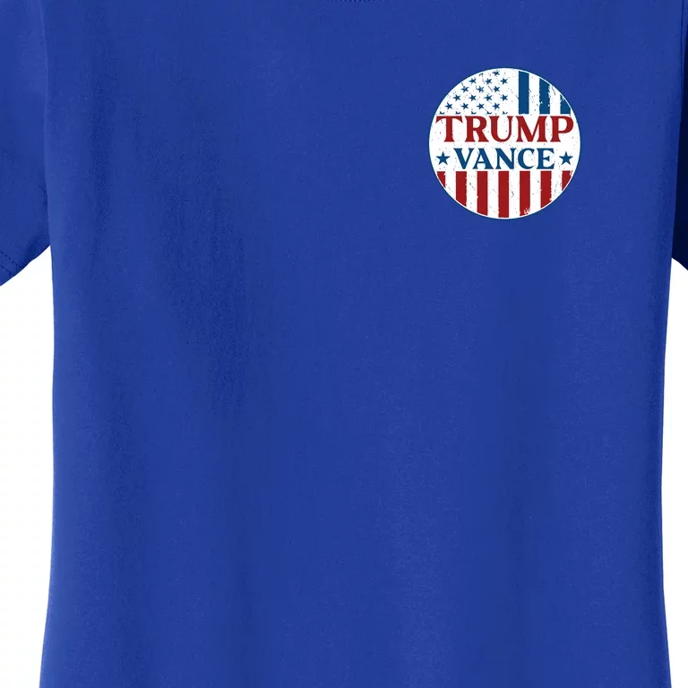 Trump Vance Republican 2024 Election Front And Back Front & Back Women's T-Shirt