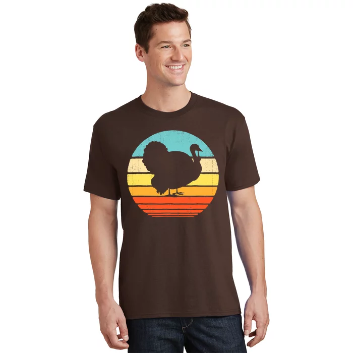 Turkey Vintage Retro Happy Thanksgiving T-Shirt