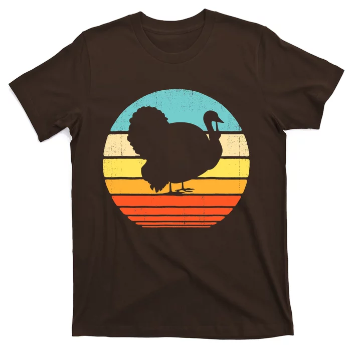 Turkey Vintage Retro Happy Thanksgiving T-Shirt