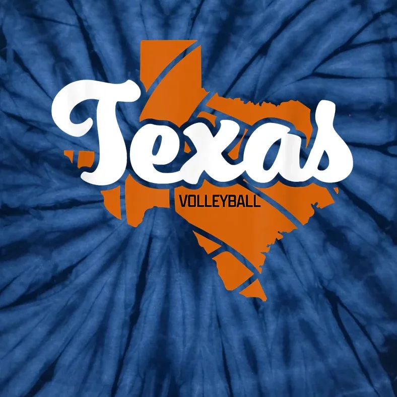 Texas Volleyball Retro Tie-Dye T-Shirt