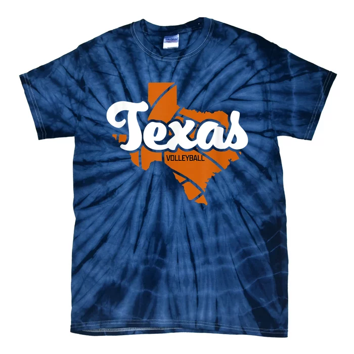 Texas Volleyball Retro Tie-Dye T-Shirt