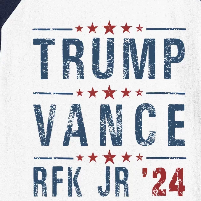 Trump Vance Rfk Jr 2024 IM Voting For Trump Kennedy Vance Baseball Sleeve Shirt