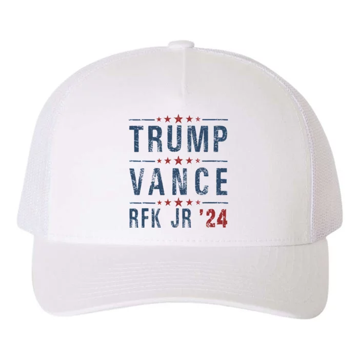 Trump Vance Rfk Jr 2024 IM Voting For Trump Kennedy Vance Yupoong Adult 5-Panel Trucker Hat