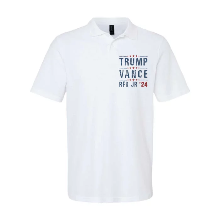 Trump Vance Rfk Jr 2024 IM Voting For Trump Kennedy Vance Softstyle Adult Sport Polo