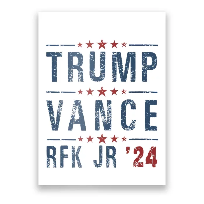 Trump Vance Rfk Jr 2024 IM Voting For Trump Kennedy Vance Poster