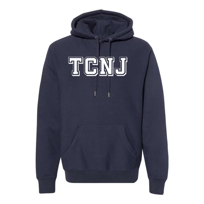 TCNJ Vintage Retro College Athletic Sports Premium Hoodie