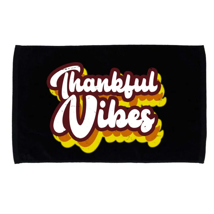 Thankful Vibes Retro Vintage Microfiber Hand Towel