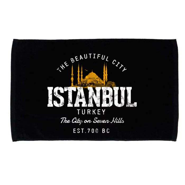 Turkey Vacation Souvenir Istanbul Gift Microfiber Hand Towel