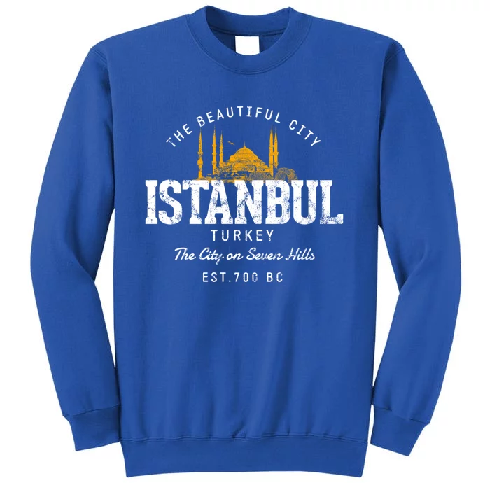 Turkey Vacation Souvenir Istanbul Gift Tall Sweatshirt