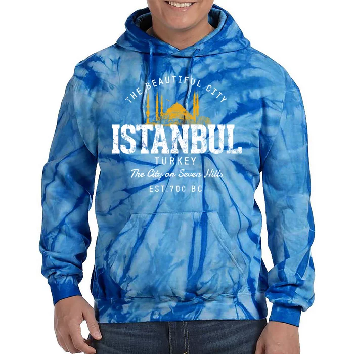 Turkey Vacation Souvenir Istanbul Gift Tie Dye Hoodie