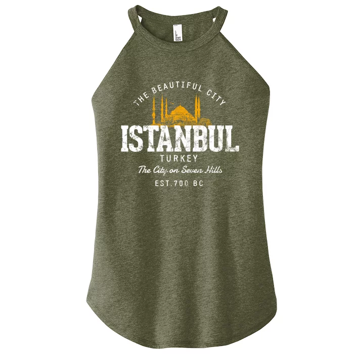 Turkey Vacation Souvenir Istanbul Gift Women’s Perfect Tri Rocker Tank