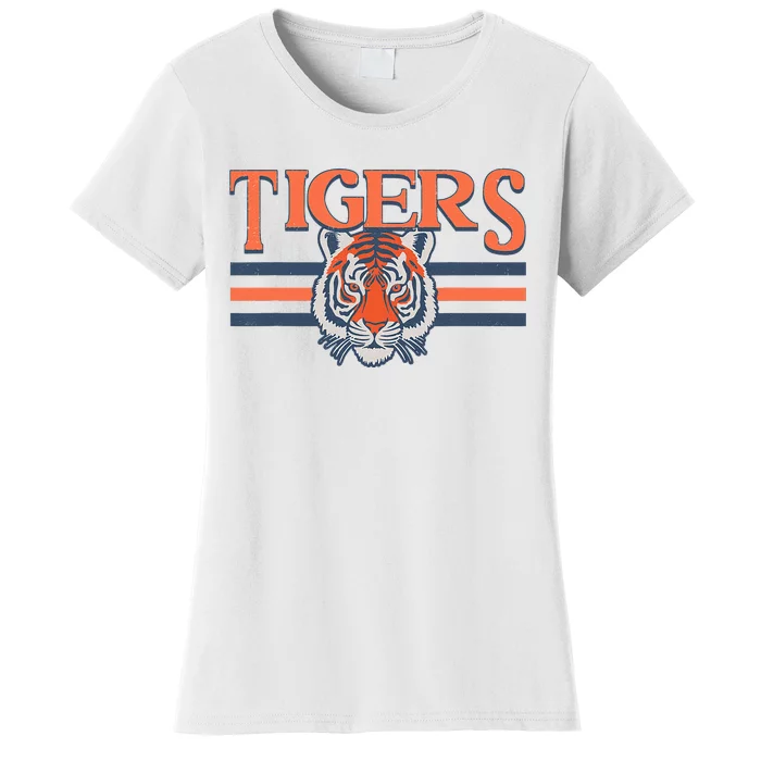 Tigers Vintage Sports Name Women's T-Shirt