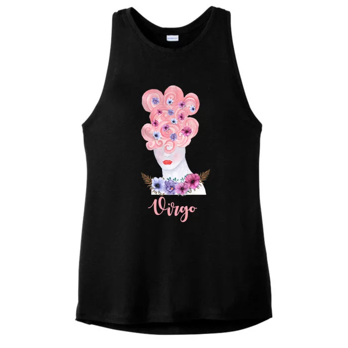 The Virgo Sign Astrology Gift Cool Gift Ladies Tri-Blend Wicking Tank